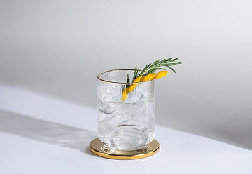 Tight Vertical Optic Tumbler with Gold